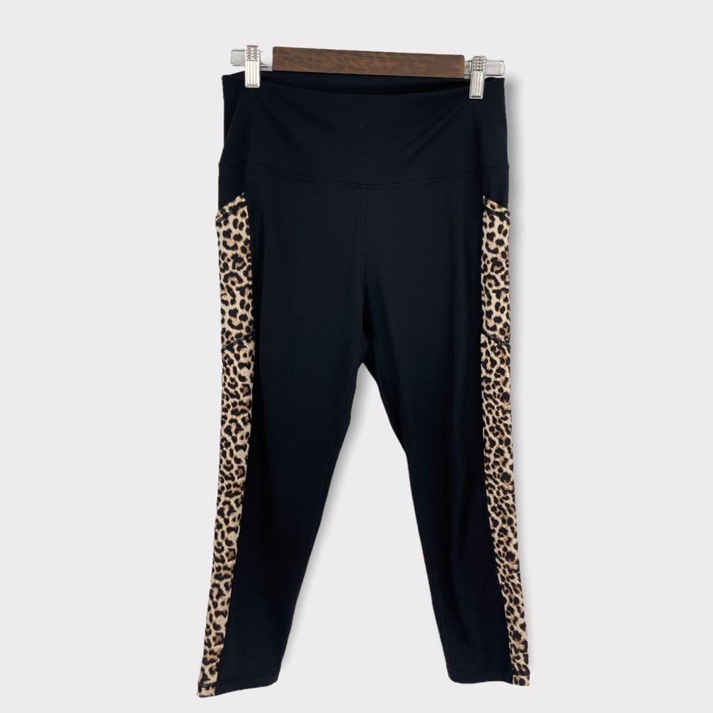 Zyia‎ Active Brilliant Hi Rise Leopard Side Crop Legging